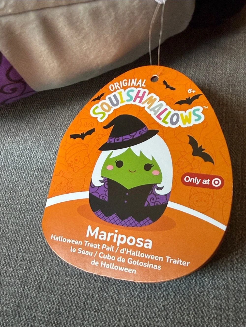 Squishmallows Mariposa Witch Halloween Trick or Treat Pail